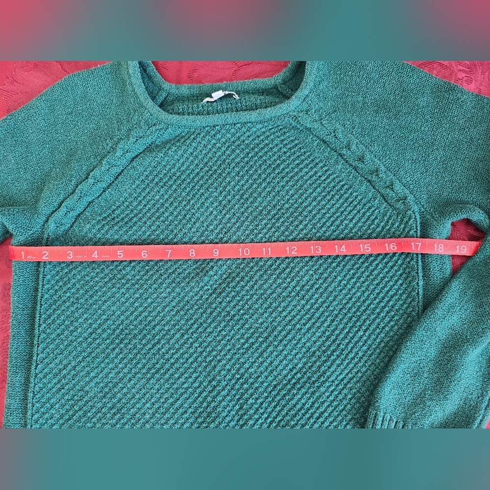 Dark Green Sonoma Sweater Women's size Medium - Picture 8 of 9